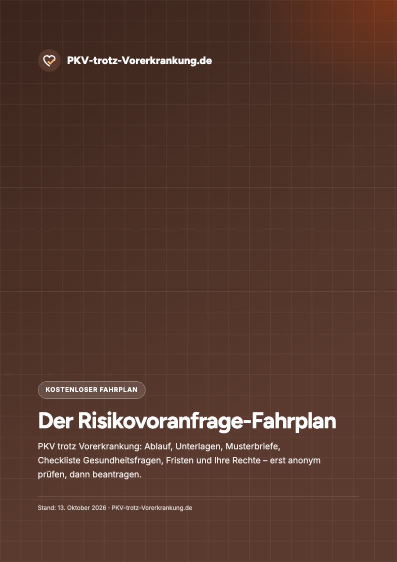 Cover des Risikovoranfrage-Fahrplans